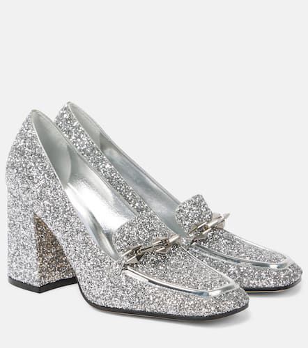 Diamond Tilda 85 glitter loafer pumps - Jimmy Choo - Modalova