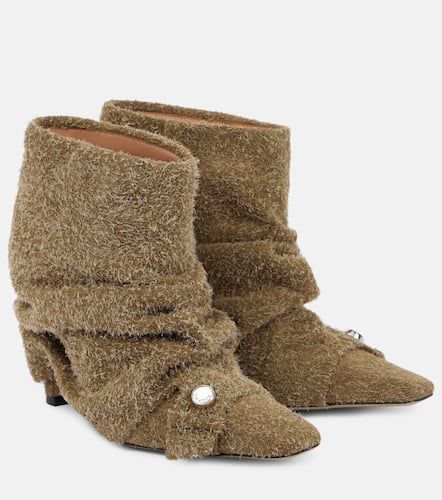 Juno 95 suede ankle boots - The Attico - Modalova