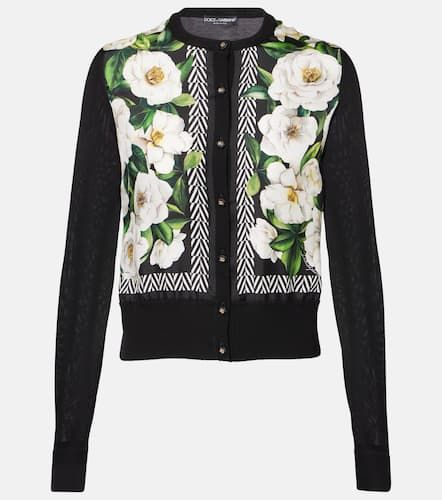 Dolce&Gabbana Floral silk cardigan - Dolce&Gabbana - Modalova
