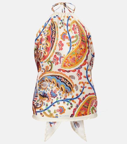 Etro Printed silk top - Etro - Modalova