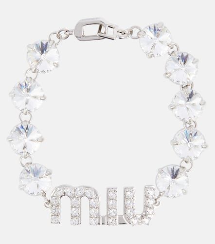 Miu Miu Armband mit Kristallen - Miu Miu - Modalova