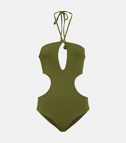 Halterneck cutout swimsuit - Johanna Ortiz - Modalova