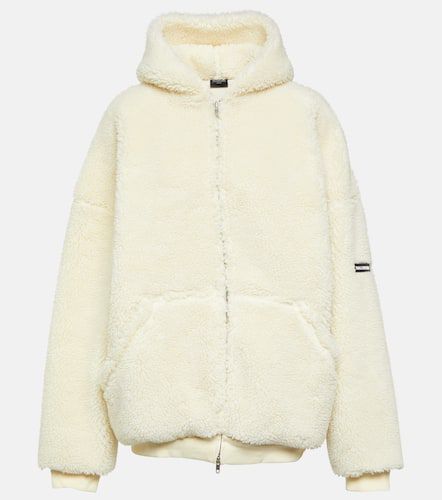 Outerwear faux-shearling hoodie - Balenciaga - Modalova