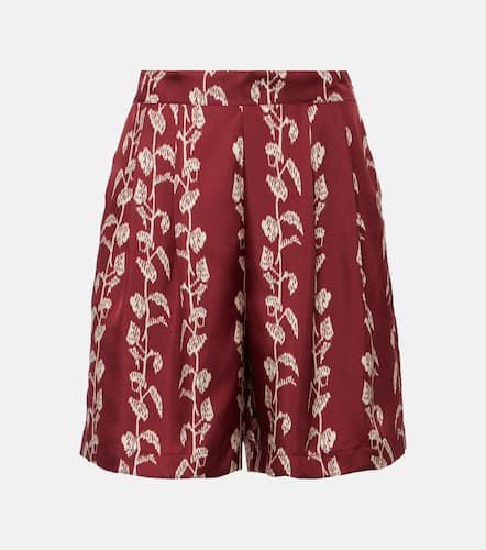 Carros silk twill Bermuda shorts - Asceno - Modalova