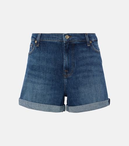 Short en jean à taille mi-haute - 7 For All Mankind - Modalova