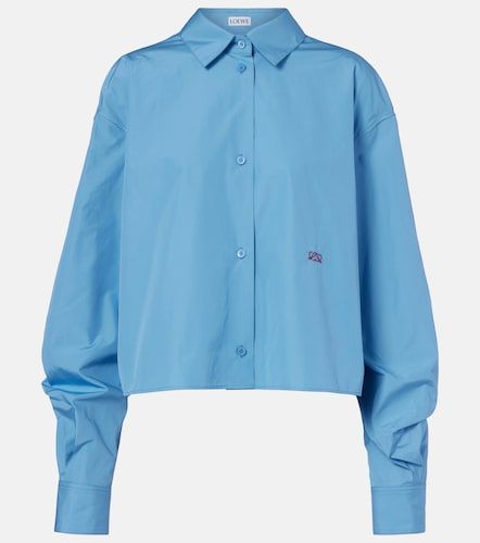 Anagram embroidered cotton shirt - Loewe - Modalova