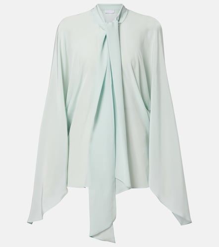Tie-neck silk blouse - Stella McCartney - Modalova
