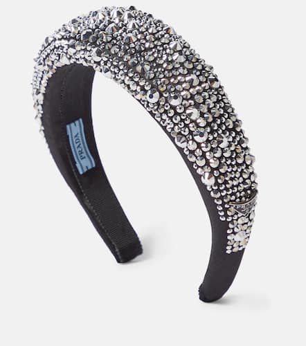 Prada Crystal-embellished headband - Prada - Modalova