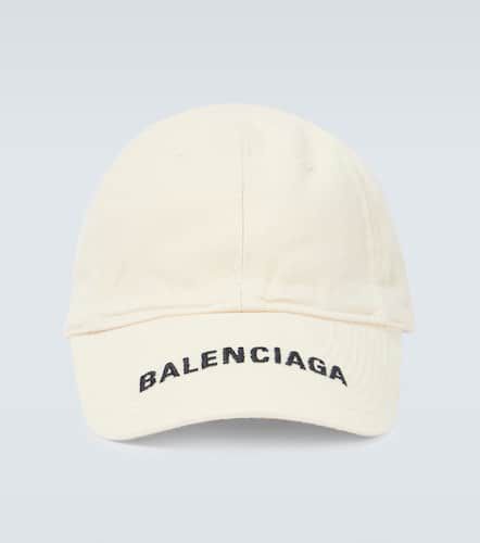Gorra de algodón con logo bordado - Balenciaga - Modalova