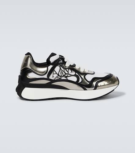 Sprint Runner leather-trimmed sneakers - Alexander McQueen - Modalova