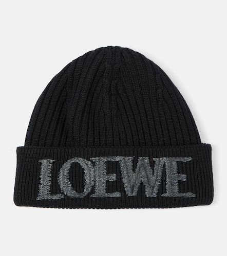 Loewe Gorro de lana con logo - Loewe - Modalova