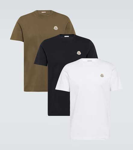 Set di 3 T-shirt in jersey di cotone - Moncler - Modalova