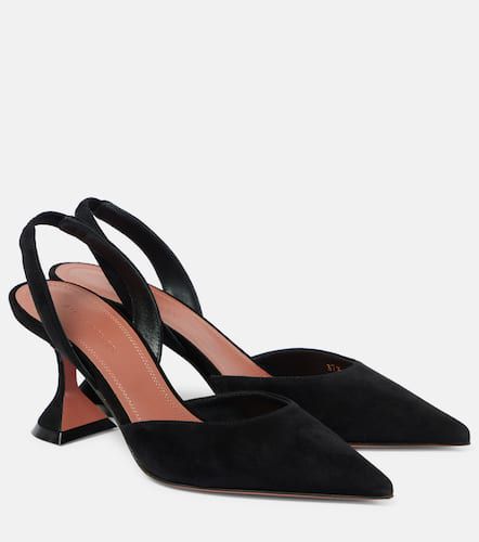 Pumps slingback Holly 70 in suede - Amina Muaddi - Modalova