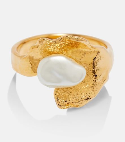 Bague à perle fantaisie - Oscar de la Renta - Modalova