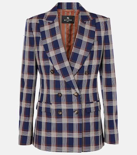 Etro Blazer en laine à carreaux - Etro - Modalova