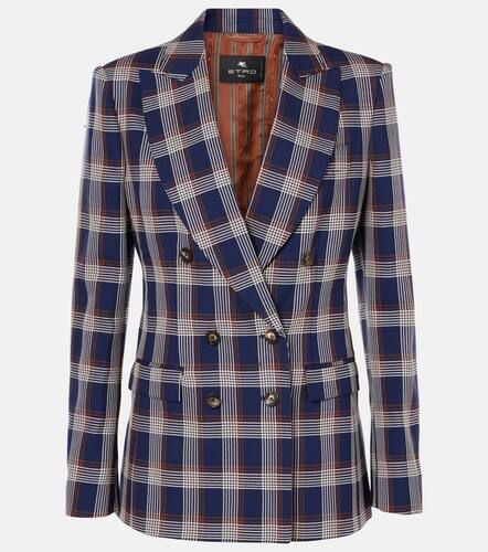 Etro Blazer in lana a quadri - Etro - Modalova