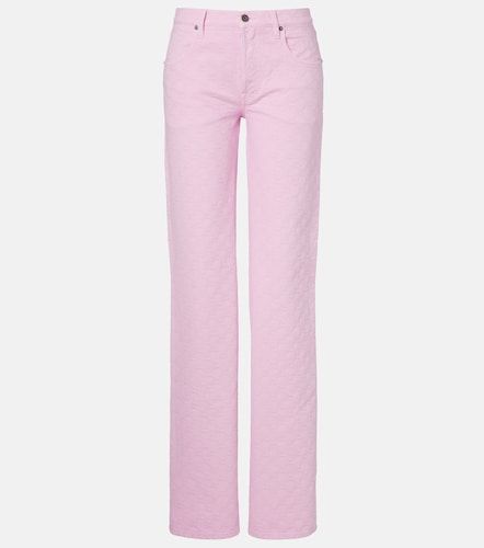 Gucci Jeans rectos de jacquard GG - Gucci - Modalova