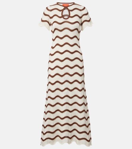 Vestido midi Swing de croché de algodón - La DoubleJ - Modalova