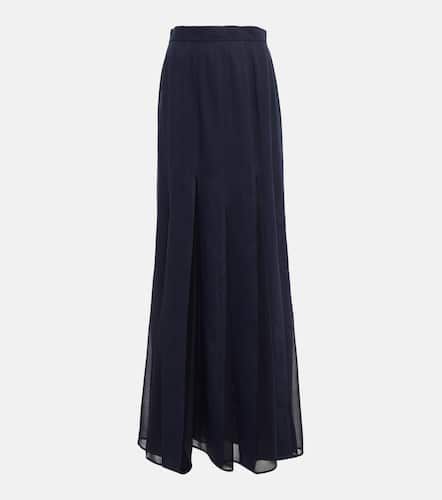 Nicia linen-blend and silk maxi skirt - Max Mara - Modalova