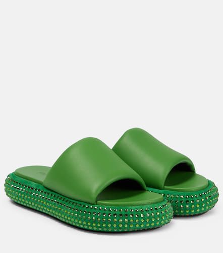 Embellished leather slides - JW Anderson - Modalova