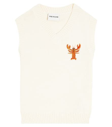 Wool and cotton sweater vest - Mini Rodini - Modalova