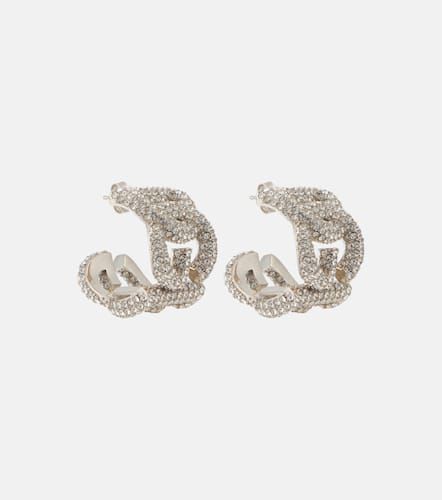 DG crystal-embellished hoop earrings - Dolce&Gabbana - Modalova