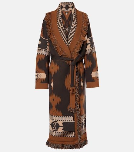 Alanui Icon wool jacquard coat - Alanui - Modalova