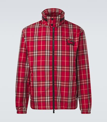 Check technical blouson jacket - Burberry - Modalova