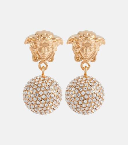Versace Ohrringe mit Kristallen - Versace - Modalova