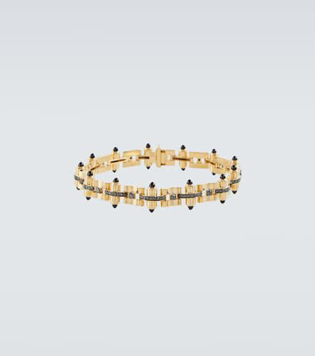 Armband Celeste aus 14kt Gelbgold mit Diamanten und Onyx - Rainbow K - Modalova