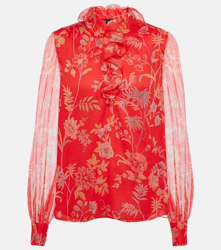 Etro Floral ruffled silk blouse - Etro - Modalova