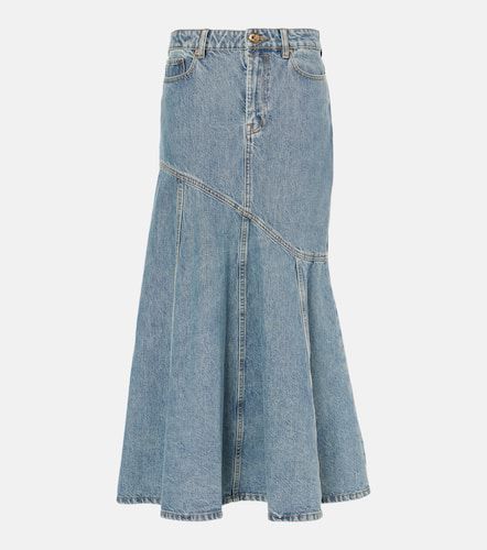 Illustration denim midi skirt - Zimmermann - Modalova