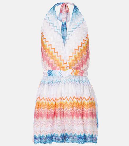 Missoni Zigzag halterneck romper - Missoni - Modalova