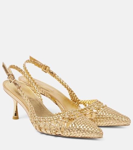 Dylan metallic leather slingback pumps - Simkhai - Modalova