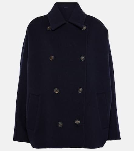 Cropped wool and cashmere coat - Brunello Cucinelli - Modalova