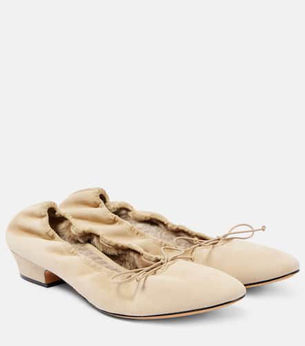 Awar shearling-lined suede ballet flats - The Row - Modalova