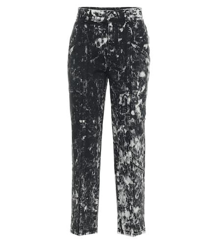 Galaxy printed high-rise cropped jeans - Stella McCartney - Modalova