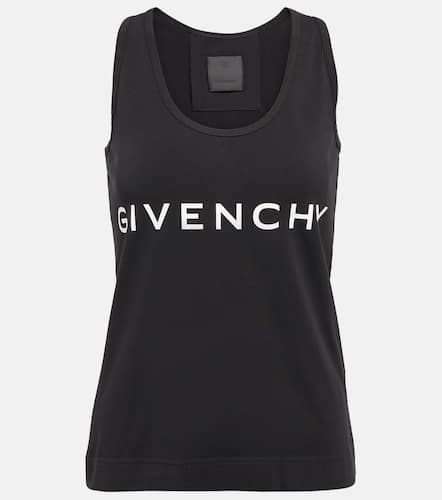 T-shirt in misto cotone con logo - Givenchy - Modalova