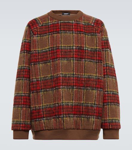 Checked wool-blend flannel sweater - Undercover - Modalova