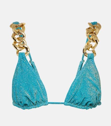 Same Gold Chain triangle bikini top - Same - Modalova