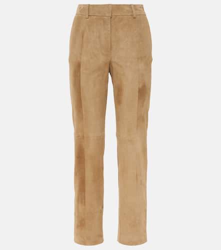 Pantaloni regular Coleman in suede - Joseph - Modalova