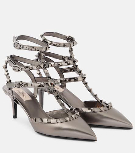 Pumps Rockstud 65 aus Leder - Valentino Garavani - Modalova