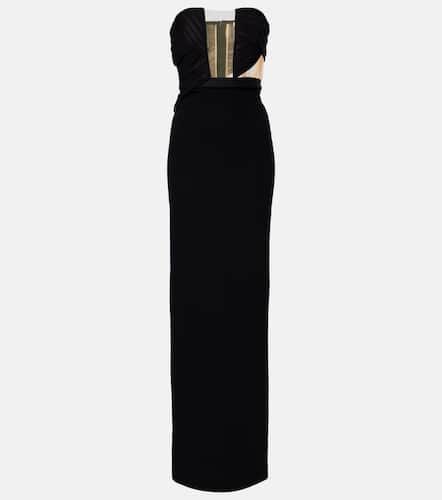 Abito lungo in velluto con cut-out - Nensi Dojaka - Modalova
