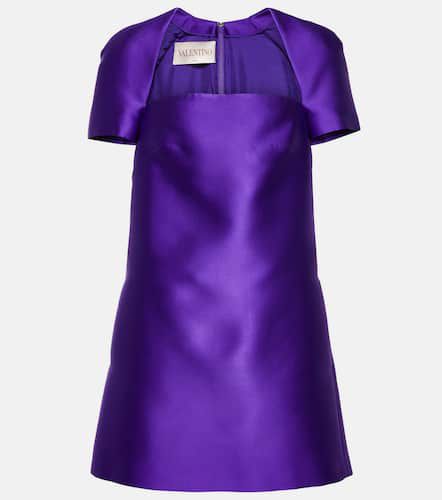 Valentino Duchesse satin minidress - Valentino - Modalova