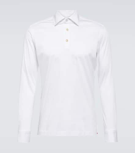 Kiton Cotton poplin polo top - Kiton - Modalova