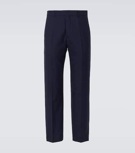 Virgin wool canvas straight pants - Ami Paris - Modalova