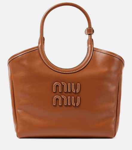 Miu Miu Ivy leather tote bag - Miu Miu - Modalova