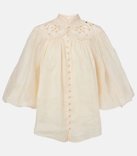 Blusa Coco de ramio bordada - Zimmermann - Modalova