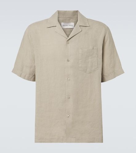 Camicia bowling Angelo in lino - Frescobol Carioca - Modalova
