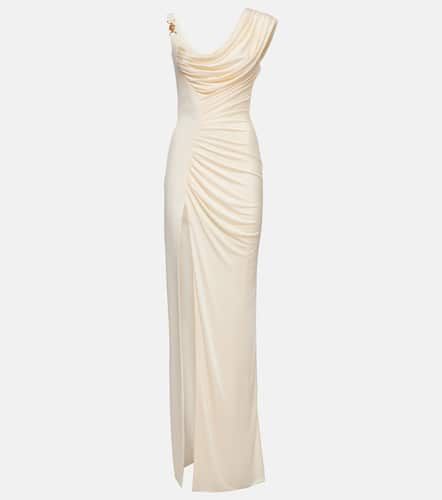 Medusa '95 draped crÃªpe gown - Versace - Modalova